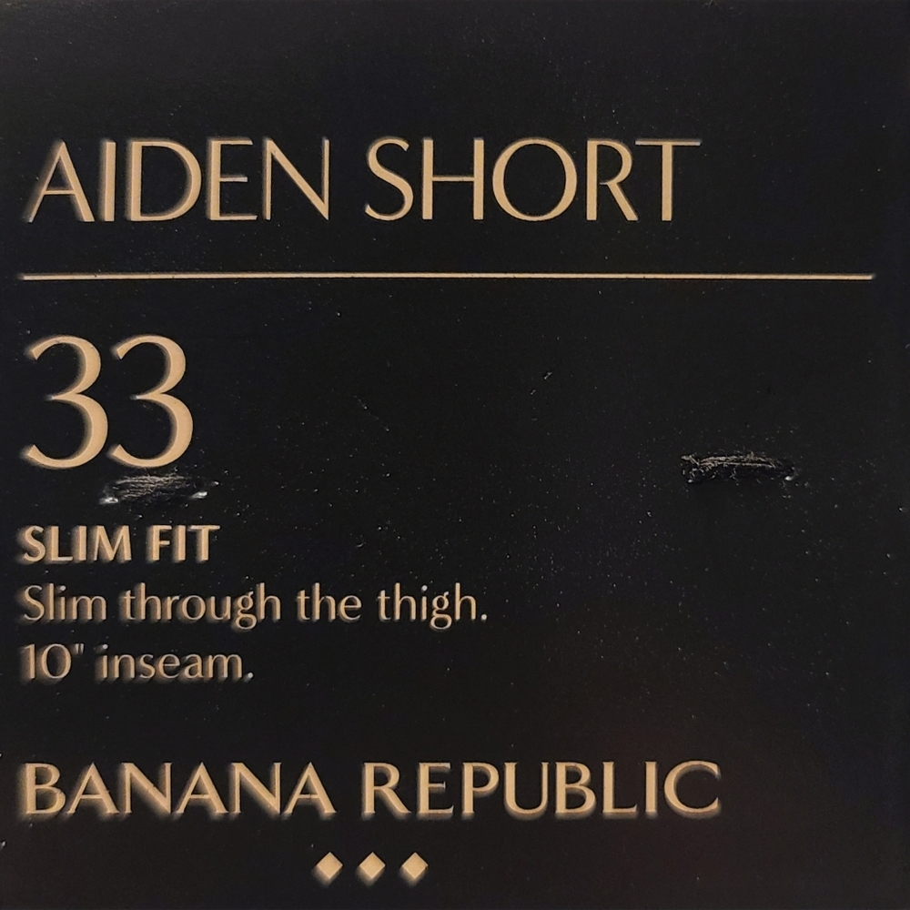Banana Republic Mens Linen Blend Shorts. Size 33 Color Light Blue.  Lightweight - Picture 7 of 9